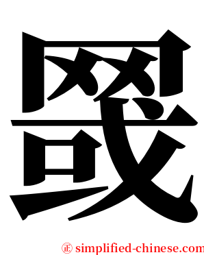 䍞 serif font