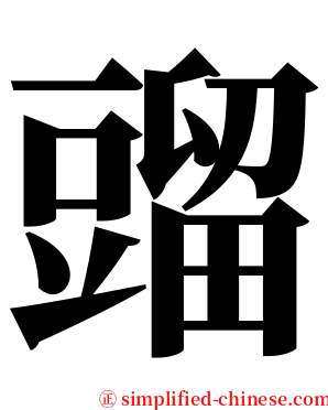 䝀 serif font