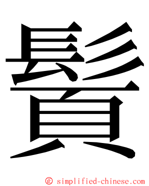 䰅 ming font