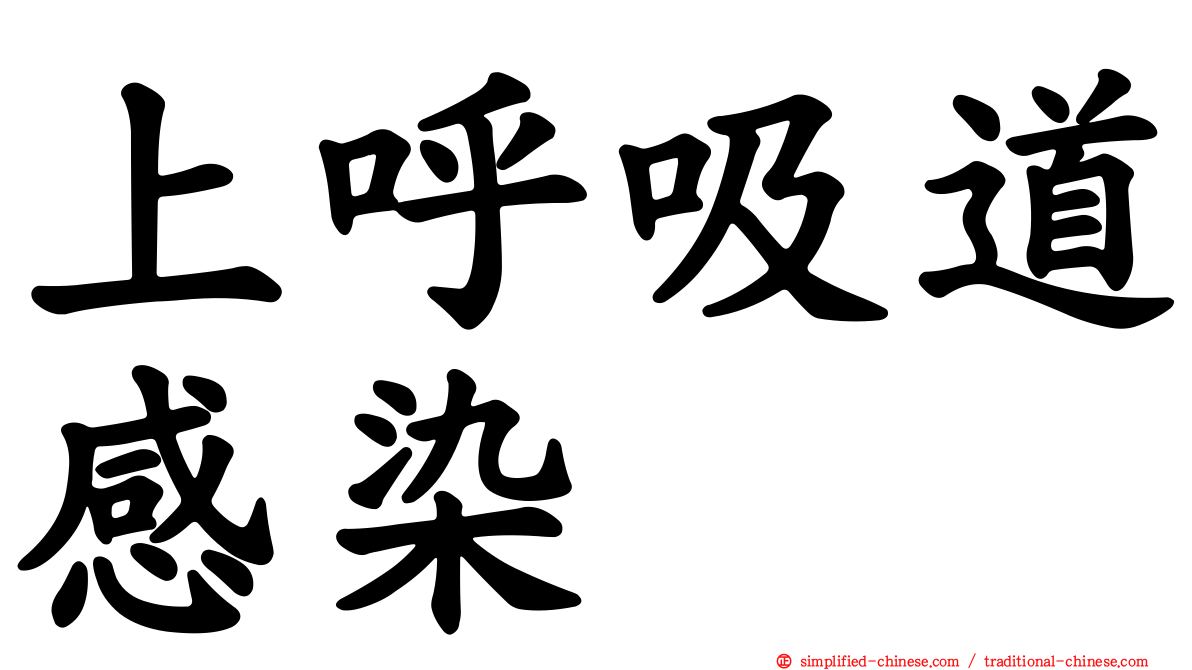 上呼吸道感染