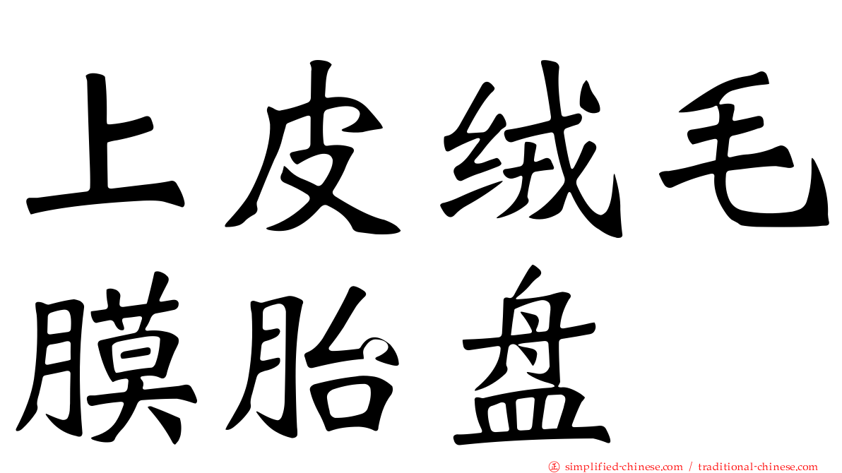 上皮绒毛膜胎盘