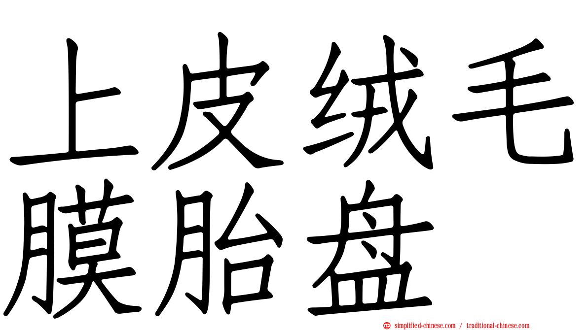上皮绒毛膜胎盘