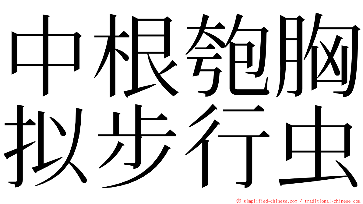 中根匏胸拟步行虫 ming font