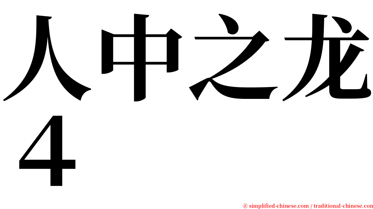 人中之龙４ serif font