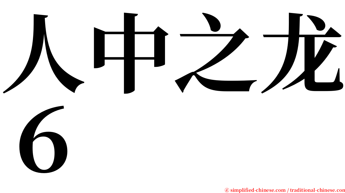 人中之龙６ serif font