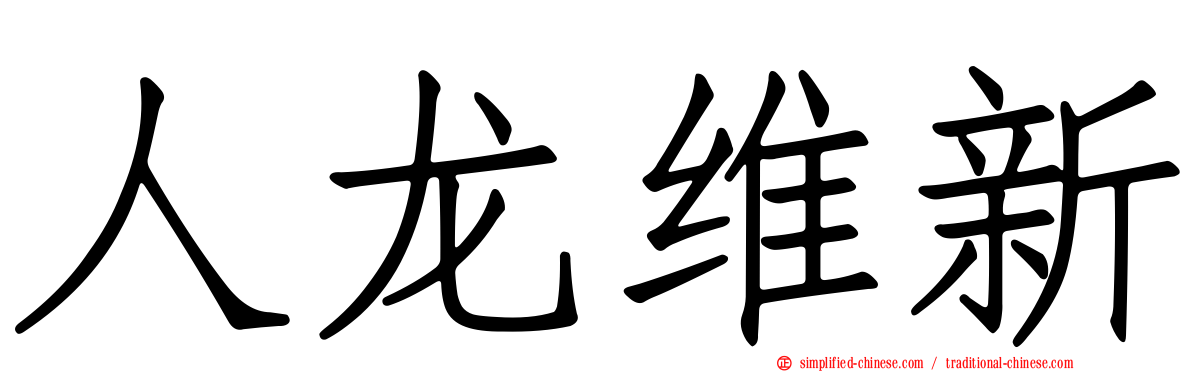 人龙维新