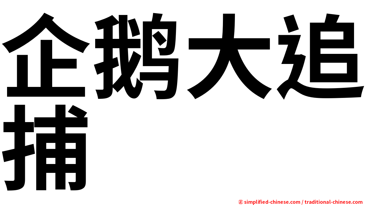 企鹅大追捕