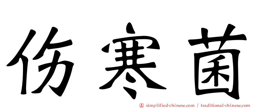 伤寒菌