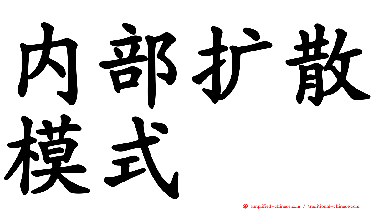 内部扩散模式