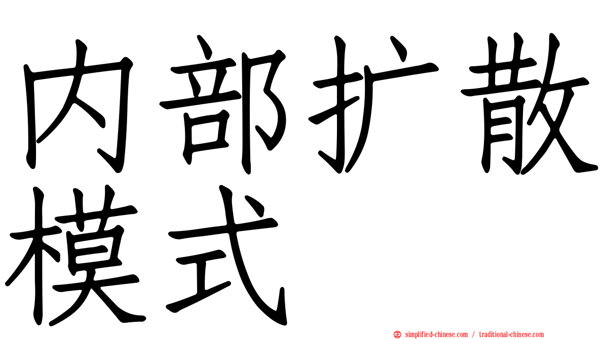 内部扩散模式