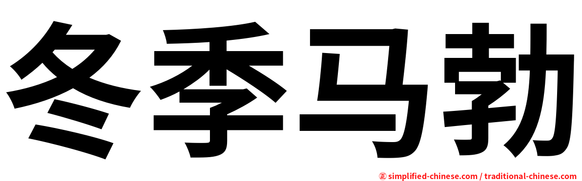 冬季马勃