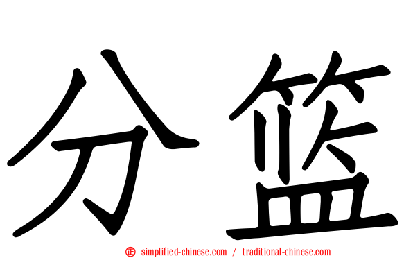 分篮