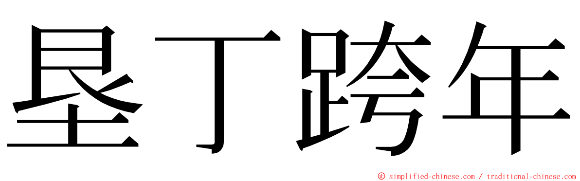 垦丁跨年 ming font