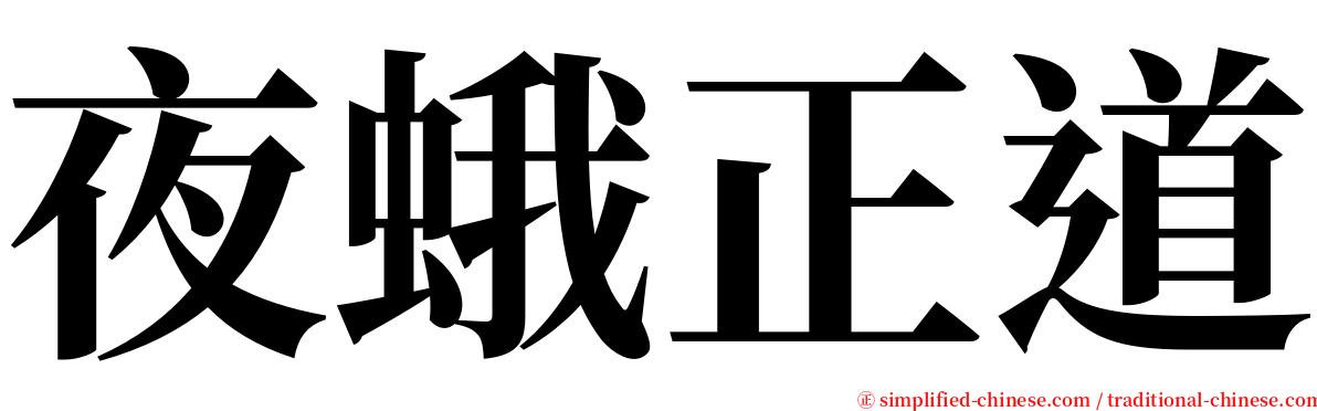 夜蛾正道 serif font