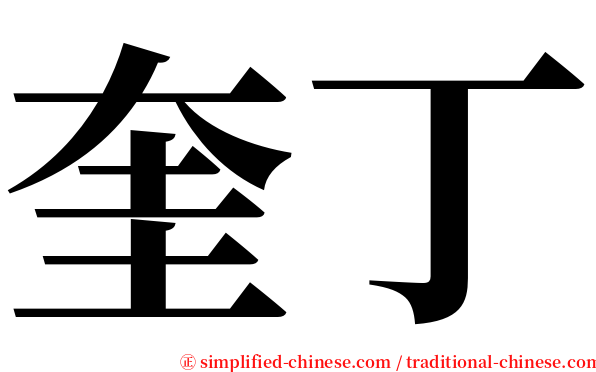 奎丁 serif font