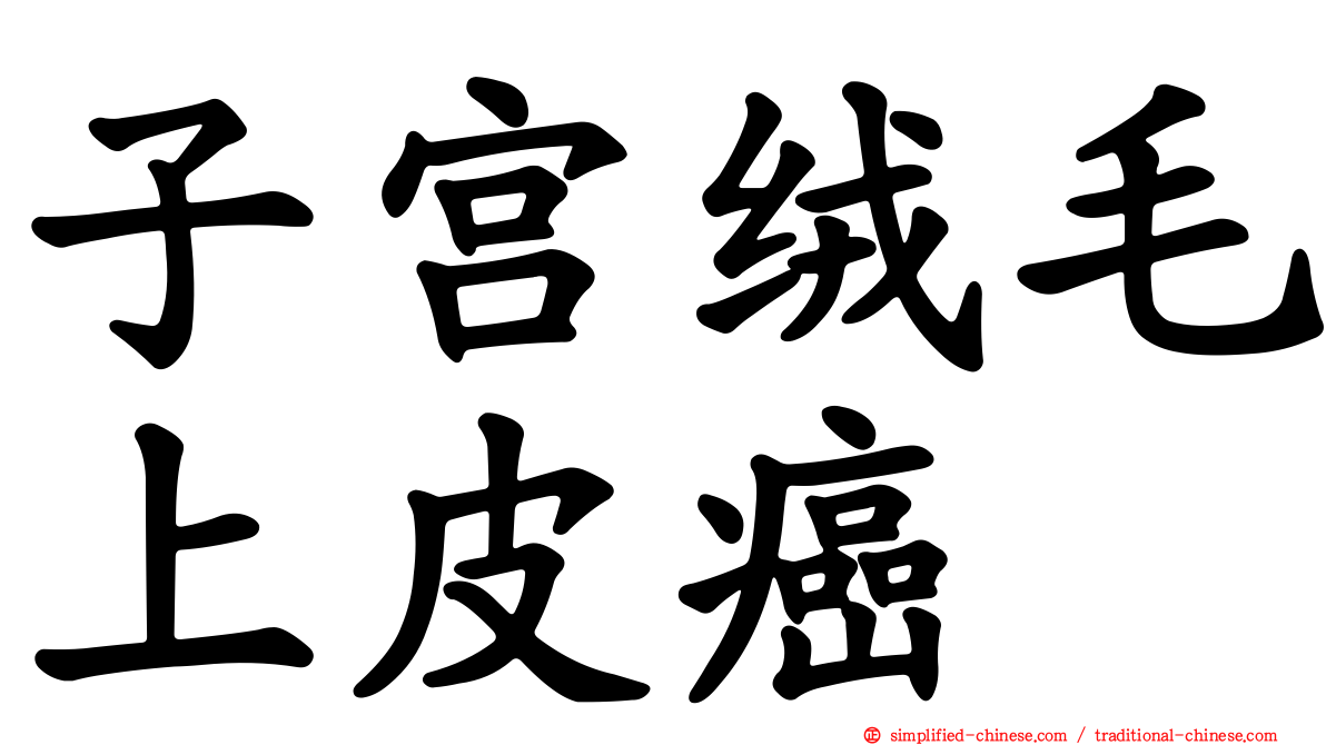 子宫绒毛上皮癌