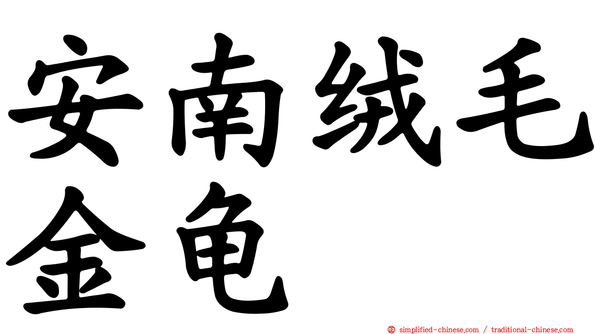 安南绒毛金龟