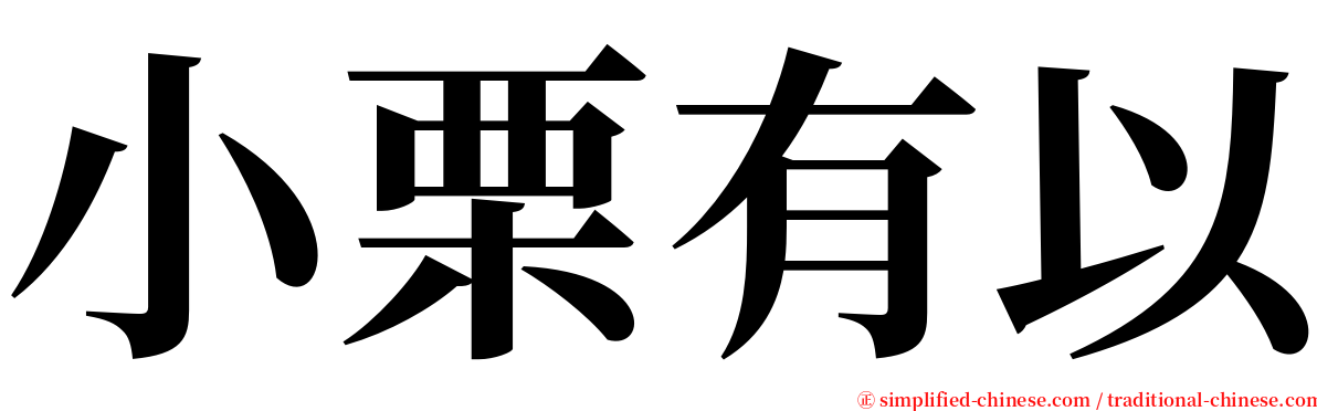 小栗有以 serif font