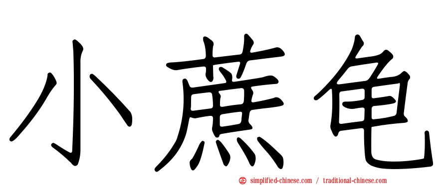 小蔗龟