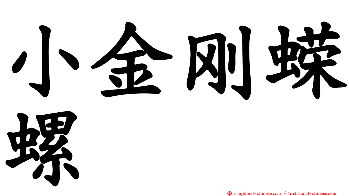 小金刚蝾螺