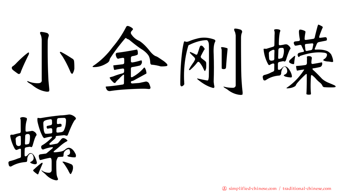 小金刚蝾螺