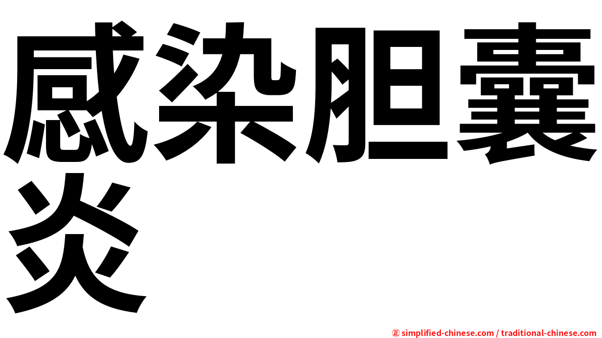 感染胆囊炎