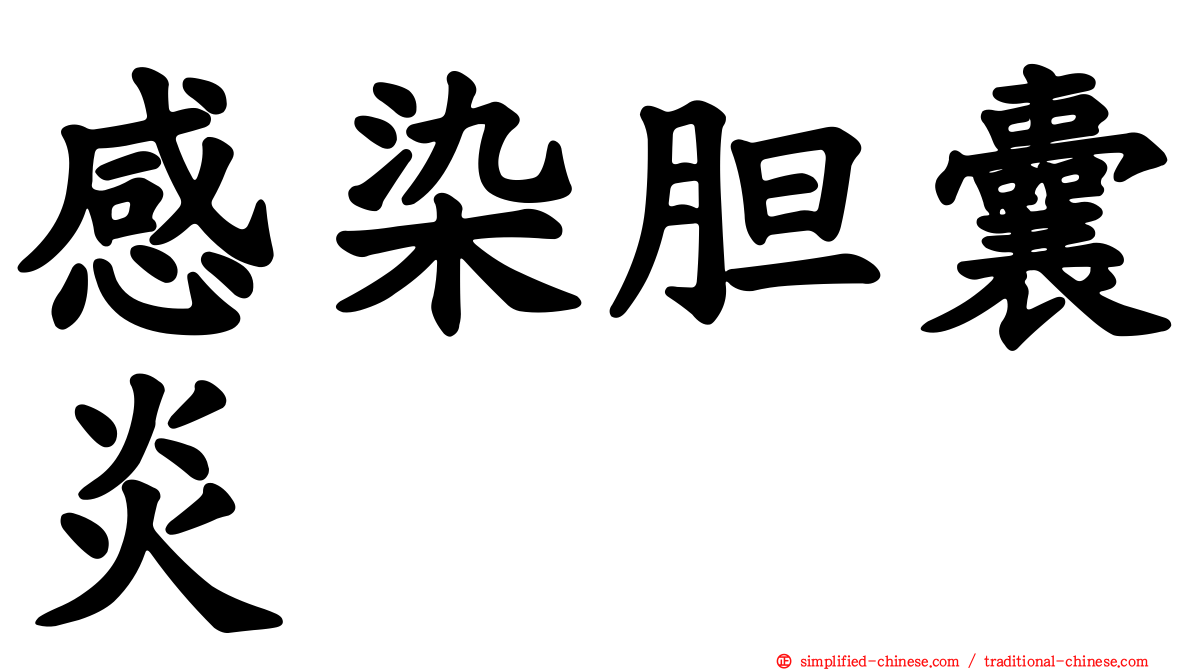感染胆囊炎