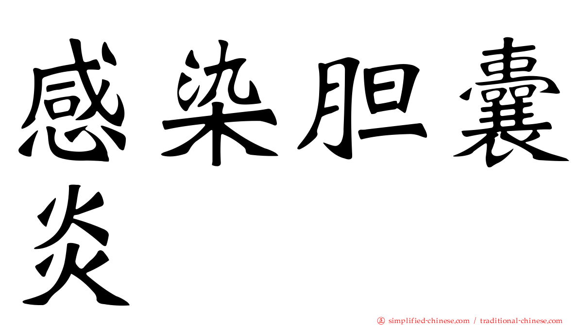 感染胆囊炎