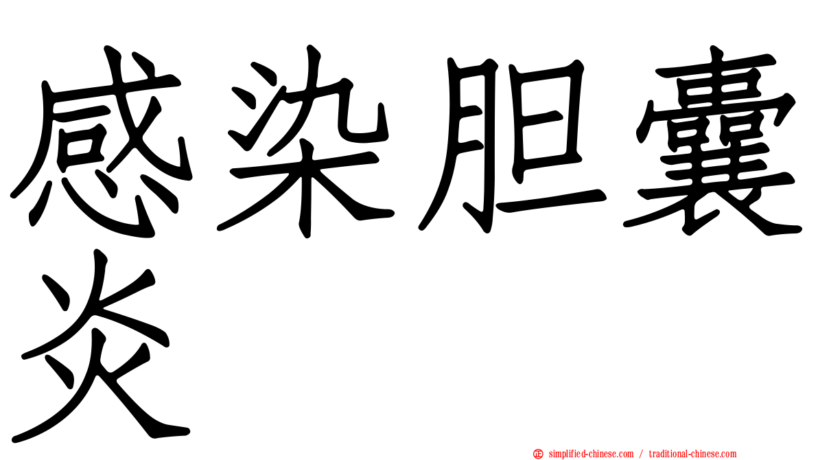感染胆囊炎