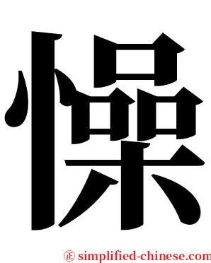 懆 serif font