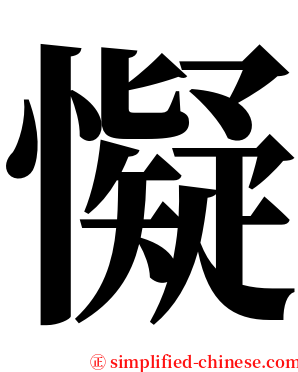 懝 serif font