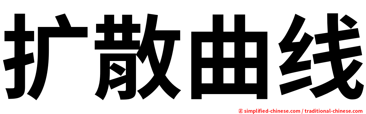 扩散曲线