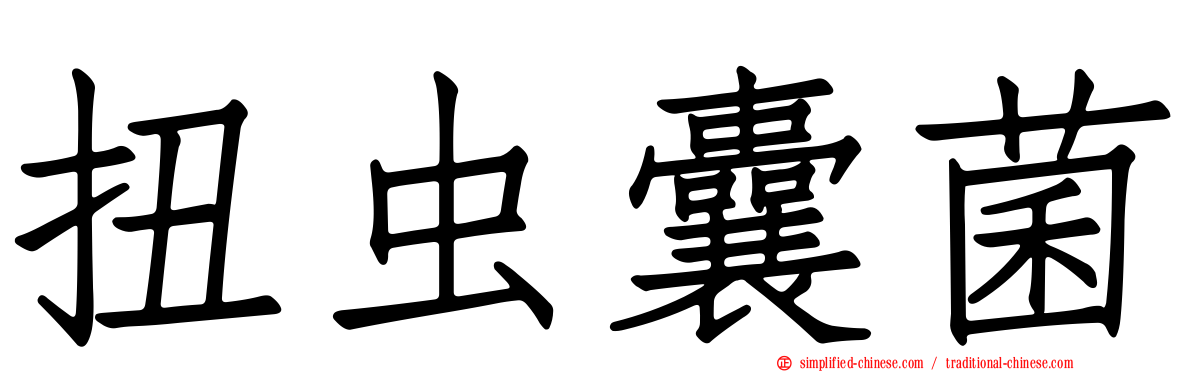 扭虫囊菌
