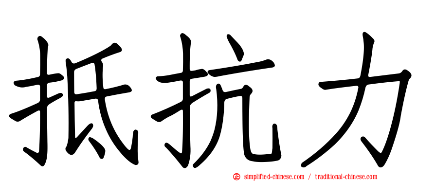 抵抗力