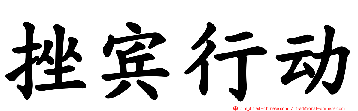 挫宾行动