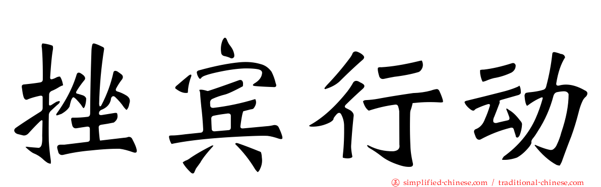 挫宾行动