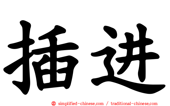 插进