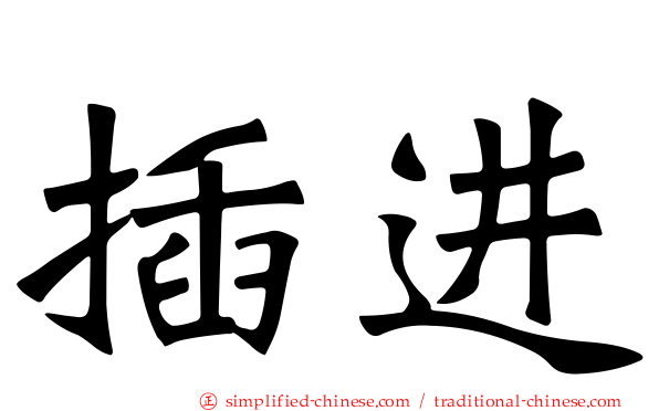 插进
