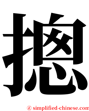 摠 serif font