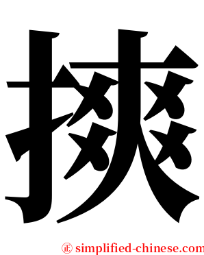 摤 serif font