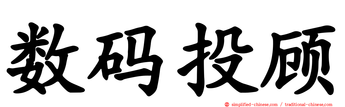 数码投顾