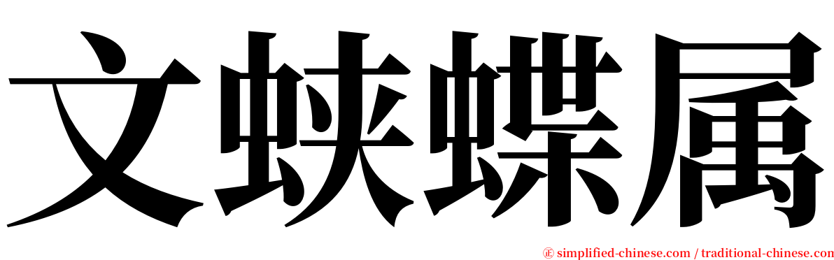 文蛱蝶属 serif font