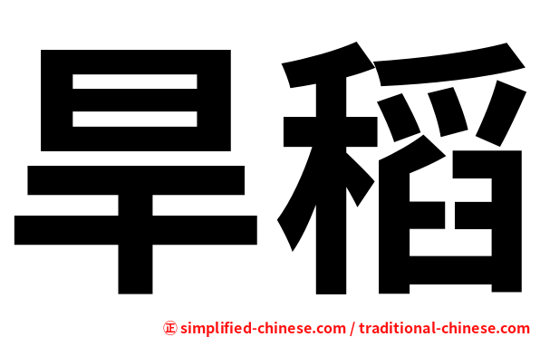 旱稻