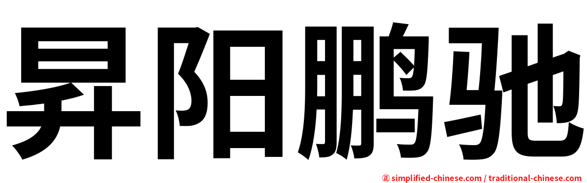 昇阳鹏驰