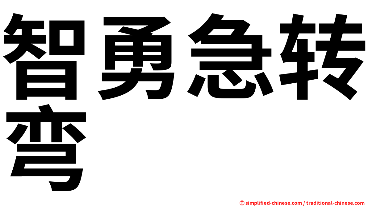 智勇急转弯