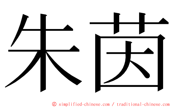 朱茵 ming font