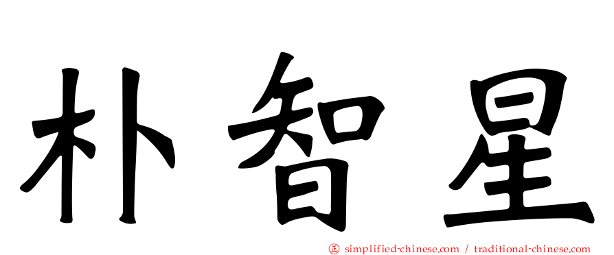 朴智星