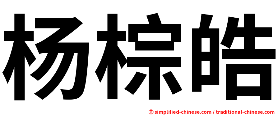 杨棕皓