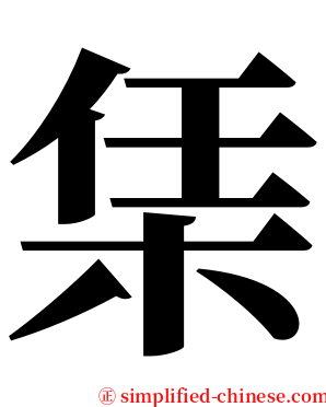 栠 serif font