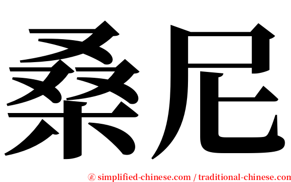 桑尼 serif font